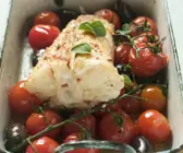 Seeteufel mit Kirschtomaten