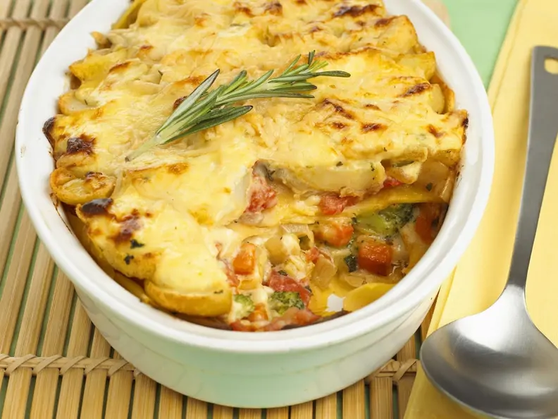 Gemüselasagne mit Kartoffeln