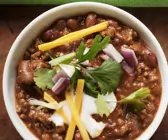 Chili con Carne mit Schmand