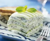 Lasagne aus Zucchini und Frischkäse