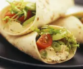 Wraps mit Kichererbsencreme