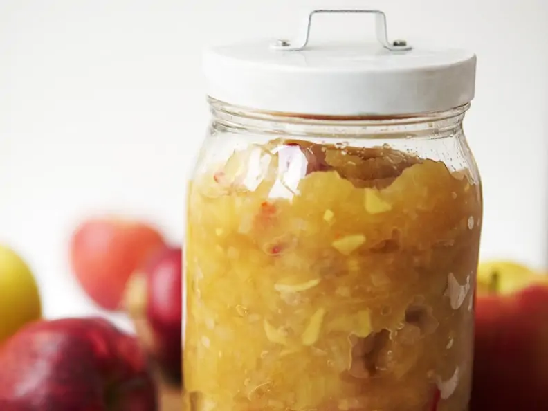 Apfel-Chutney mit Ingwer