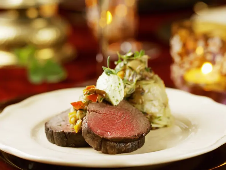 Rinderfilet mit Gemüse