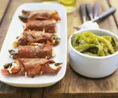 Kalbsfleischröllchen mit Mozzarellafüllung