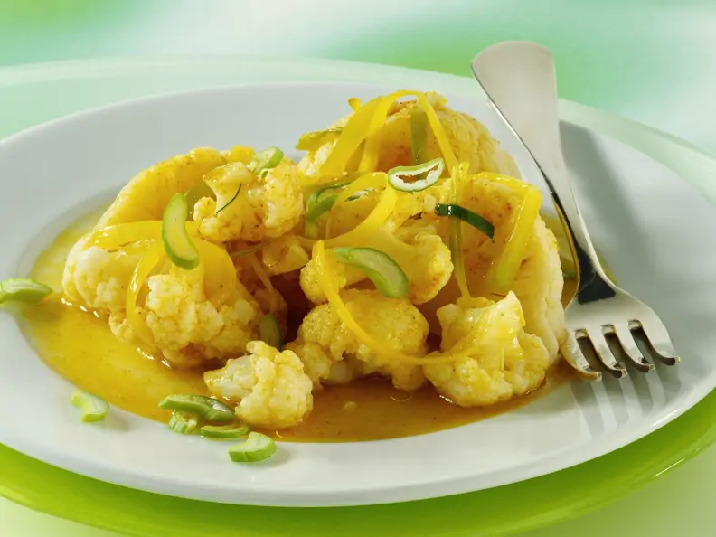 Blumenkohl in Currysauce