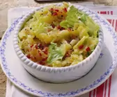 Stampfkartoffeln mit Endiviensalat