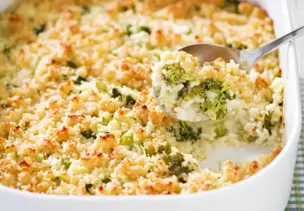 Reis-Brokkoli-Gratin