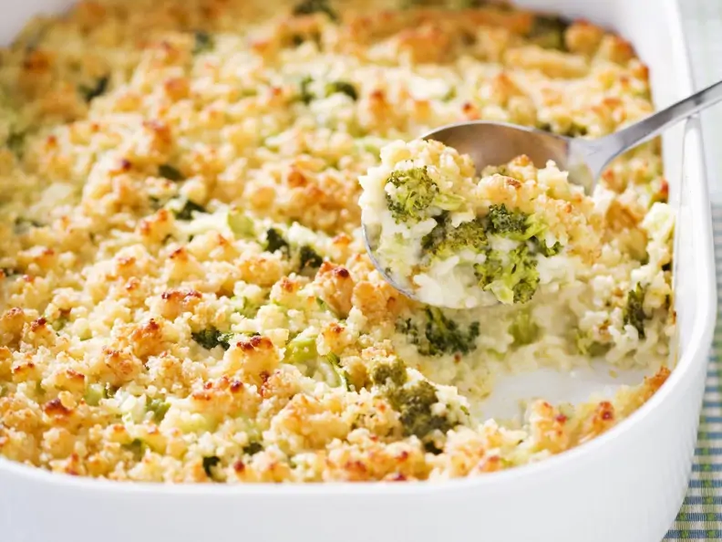 Reis-Brokkoli-Gratin
