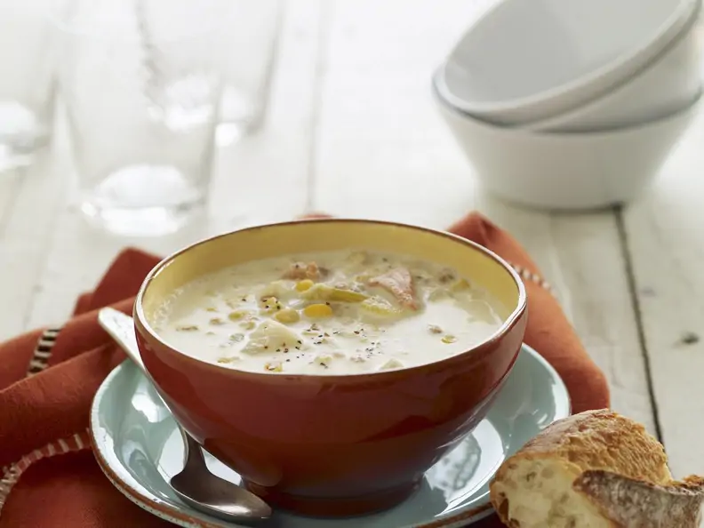 Cremige Muschelsuppe aus den USA