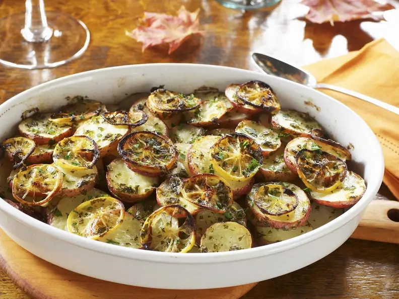 Zitronen-Kartoffel-Gratin