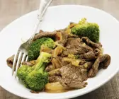 Rindfleisch-Brokkoli-Pfanne
