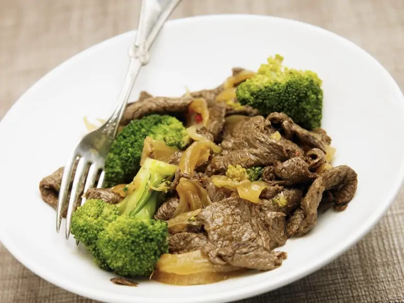 Rindfleisch-Brokkoli-Pfanne