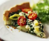 Poree-Tomaten-Quiche