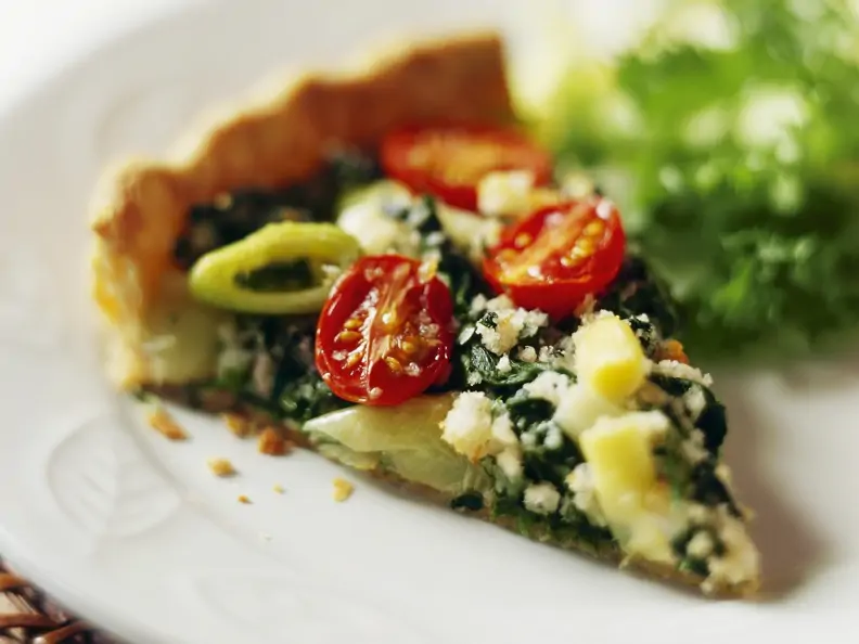 Poree-Tomaten-Quiche
