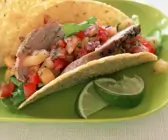 Rindfleisch-Tacos mit Salsa