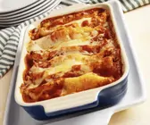 Pfannkuchen-Gratin auf italienische Art