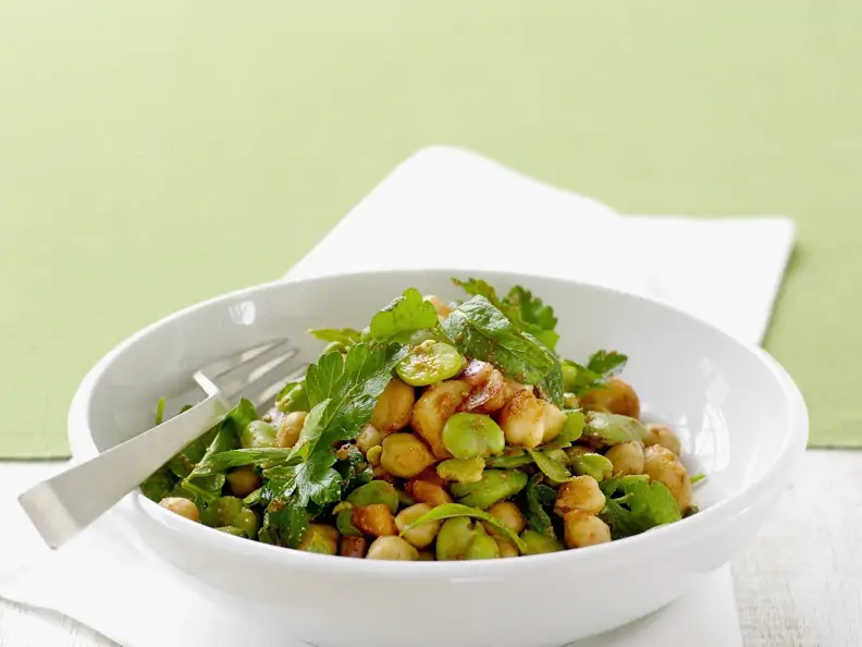 Kichererbsen-Bohnen-Salat