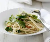 Pasta mit frischem Spinat
