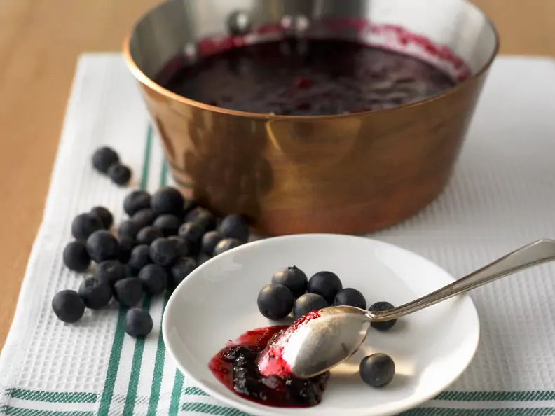 Apfel-Blaubeer-Konfitüre