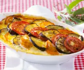 Auberginen-Tomaten-Gratin