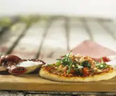 Pizza mit Krebsen
