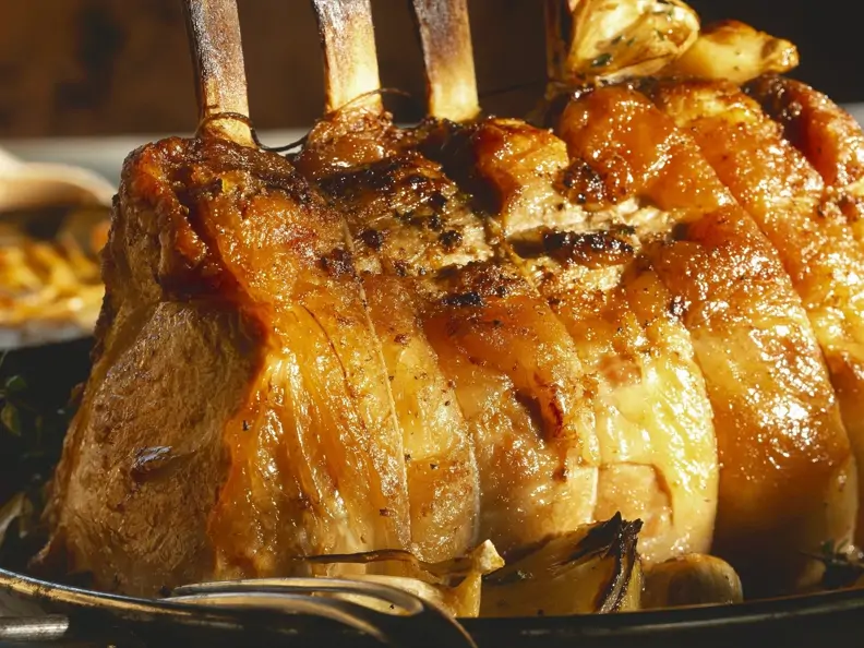 Braten vom Kalbskotelett