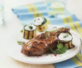 Rumpsteak mit Zucchinirouladen