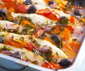 Gebackener Fisch mit Gemüse