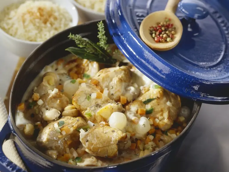 Kalbsragout auf französische Art