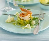 Shrimps mit Mango-Avocado-Salat