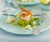 Shrimps mit Mango-Avocado-Salat