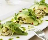 Garnelenfleisch mit Avocado