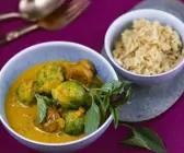 Thai-Curry mit Rosenkohl und Kastanien