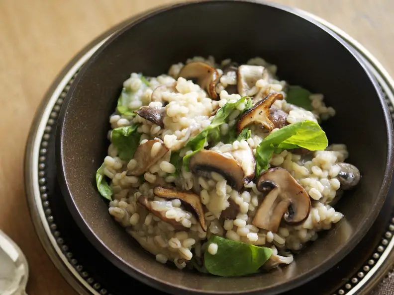 Graupen-Pilz-Risotto