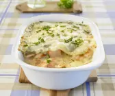 Lachs-Lasagne