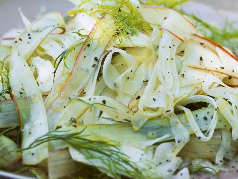 Fenchel-Rhabarber-Salat