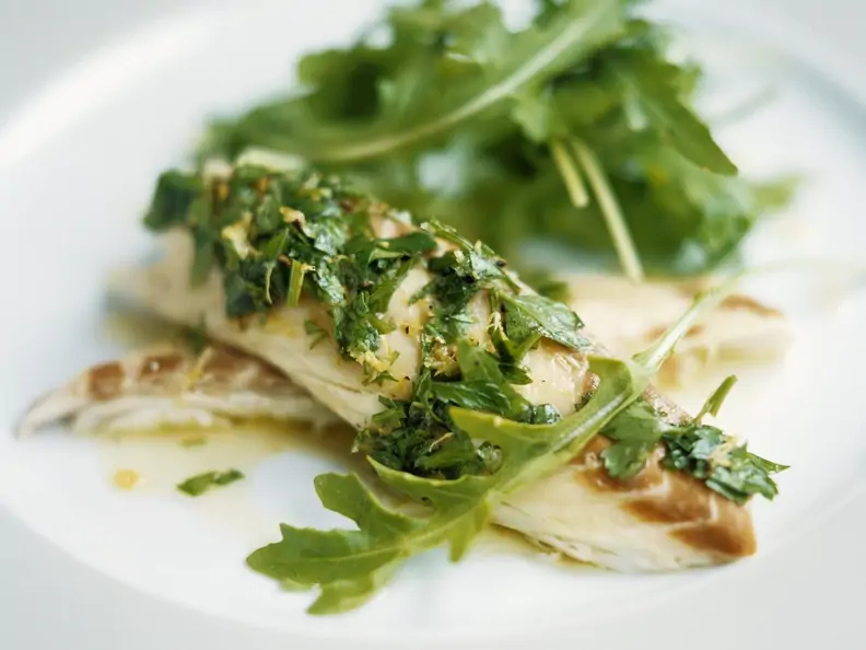 Loup de mer mit Gremolata