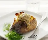 Ofenkartoffel mit Amarantsoße