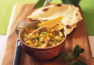 Mango-Enten-Suppe