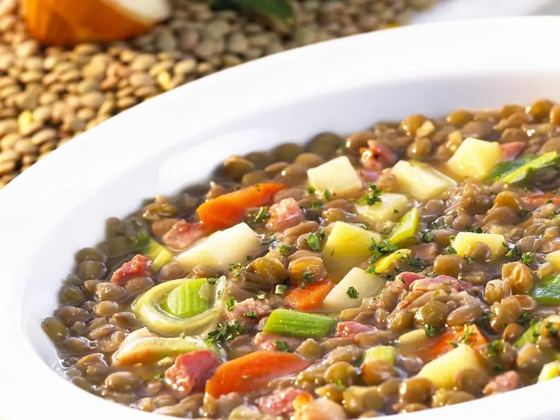 Deftige Linsensuppe