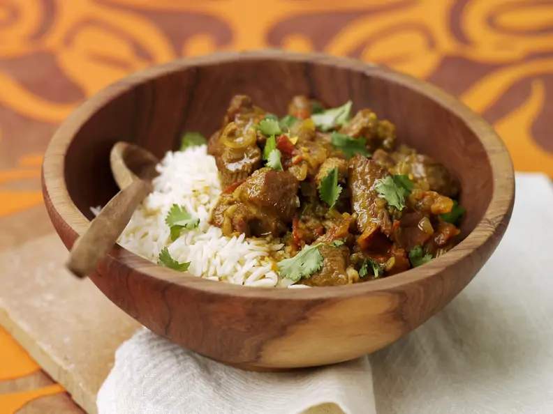 Pikantes Curry mit Lamm