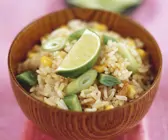 Gemüse-Reis-Pfanne auf Thai-Art