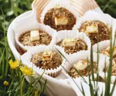 Herzhafte Hackfleisch-Muffins mit Feta