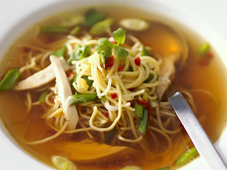 Nudel-Hähnchen-Suppe