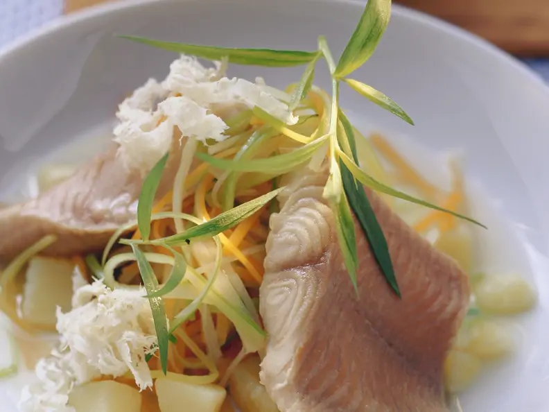 Wallerfilet mit Meerrettich