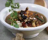 Linsensuppe mit Shiitake