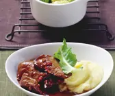 Kalbsleber mit pinkem Pfeffer und Romanesco