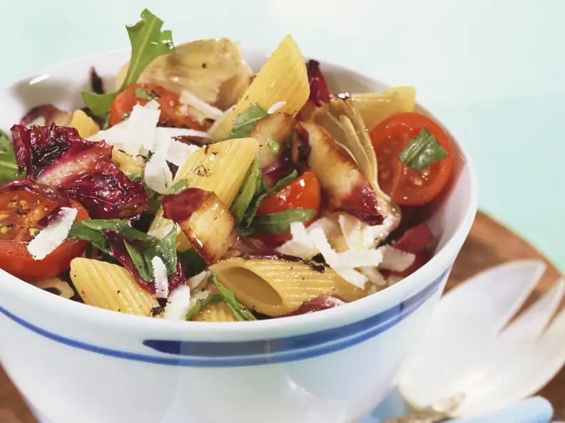Pastasalat mit Radicchio