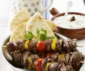 Lammschaschlik mit Zaziki
