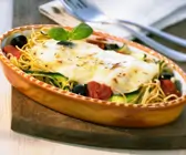Spaghetti-Zucchini-Auflauf